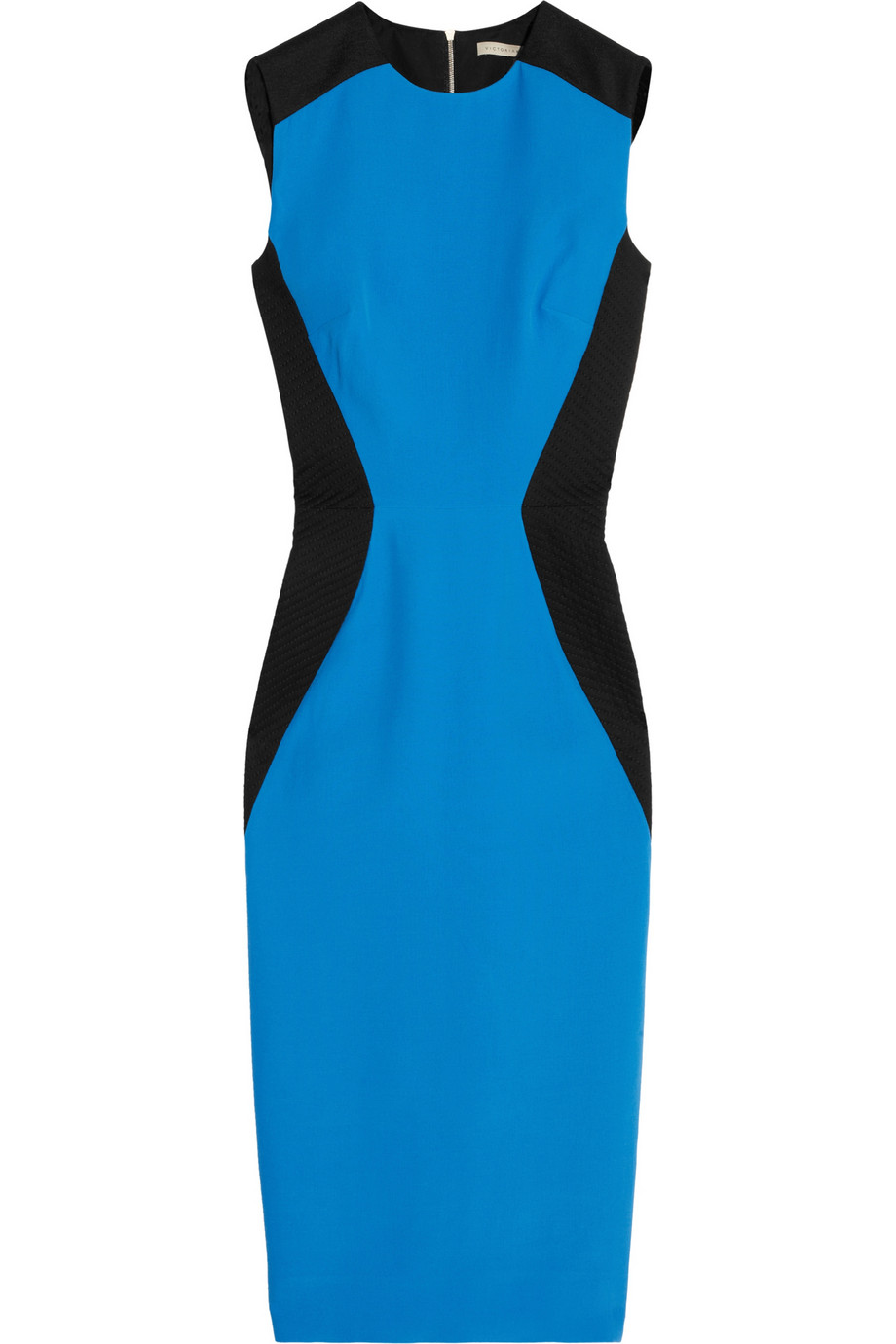 Victoria beckham Sleeveless Pencil Dress in Blue | Lyst