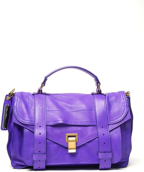 Proenza Schouler Ps1 Medium Shoulder Bag in Purple | Lyst