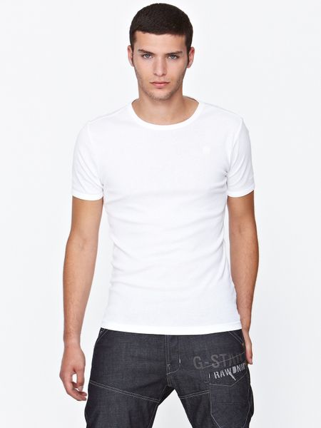 G-star Raw Two Pack Crew Neck T-Shirts in White for Men | Lyst