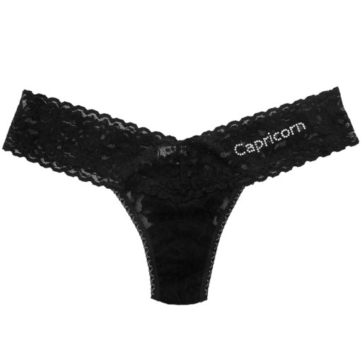 Lyst Hanky Panky 'signature Lace' Open Gusset Thong in Pink