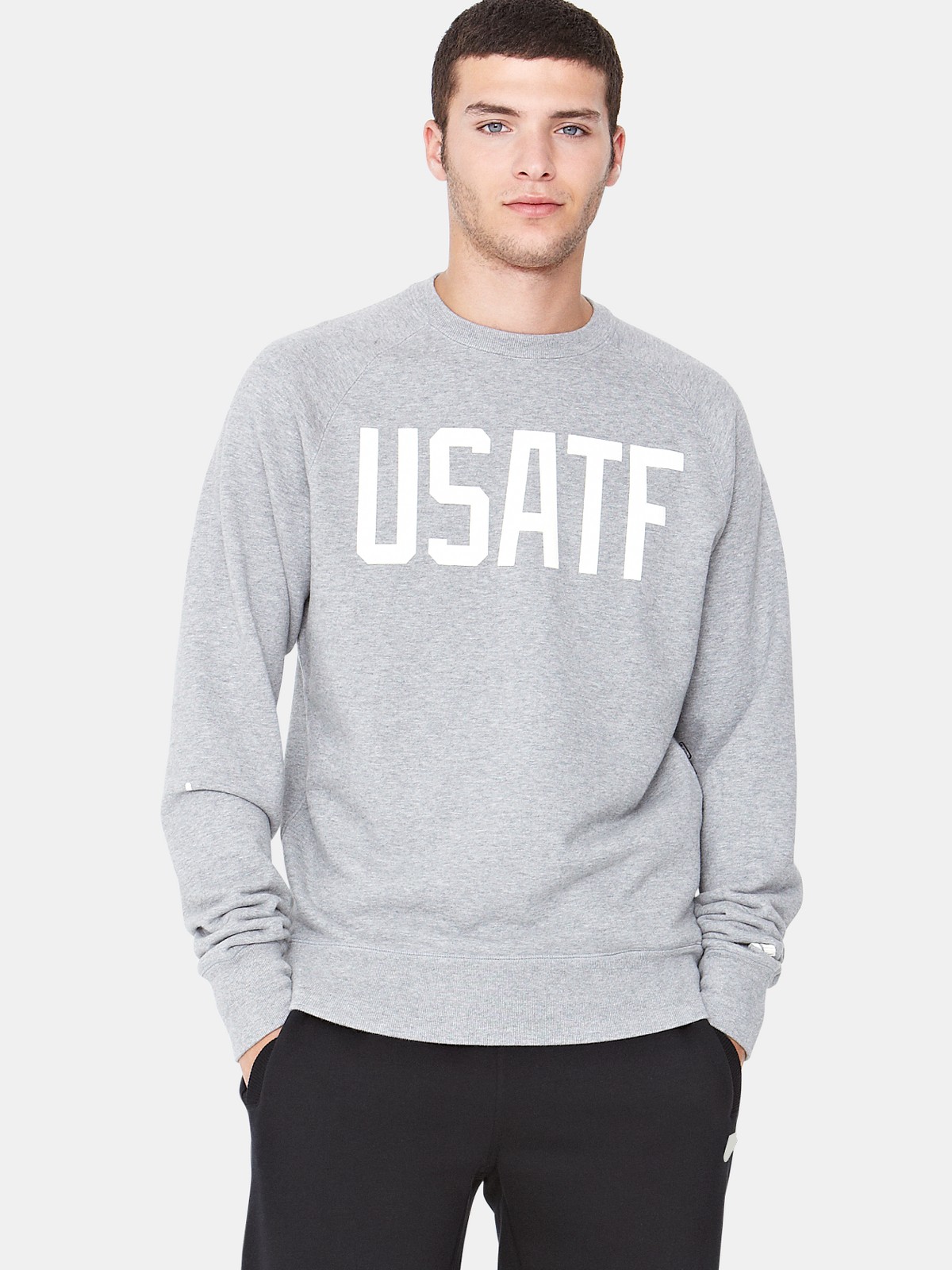 Nike Crew Neck Sweater in Gray for Men (grey_marl) | Lyst