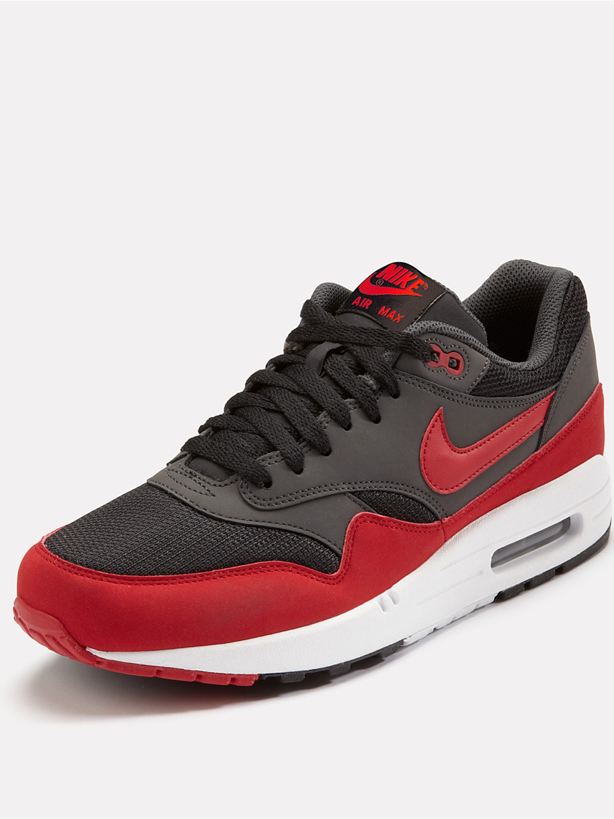 Nike Nike Air Max 1 Mens Trainers in Red for Men | Lyst