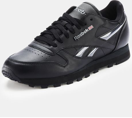 Reebok Reebok Classic Leather Mens Trainers in Black for Men | Lyst