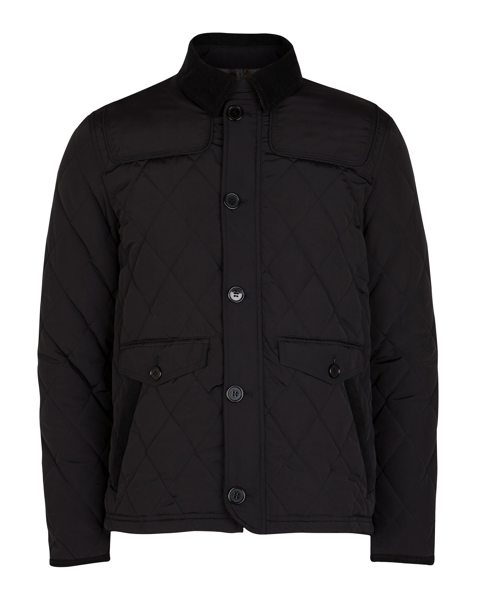 Ted Baker Narbin Quilted Jacket in Black for Men | Lyst