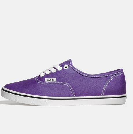 Vans Vans Authentic Lo Pro Shoe in Purple | Lyst