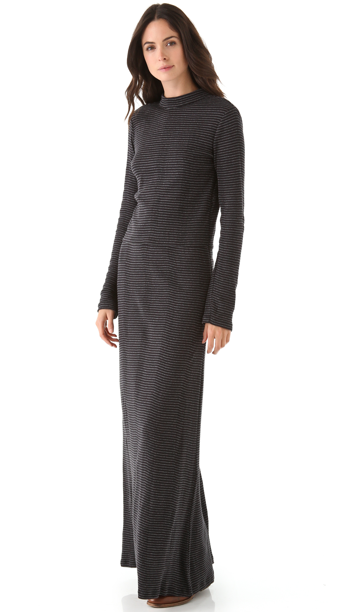 turtleneck maxi