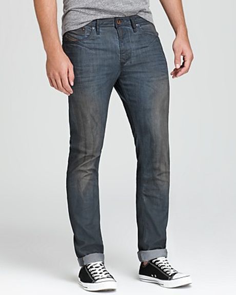 Diesel Shioner Slim Fit Jeans in Blue for Men (medium indigo denim) | Lyst