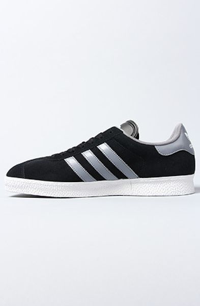 Adidas The Gazelle 2 Suede Sneaker in Black Tech Grey White in Black ...