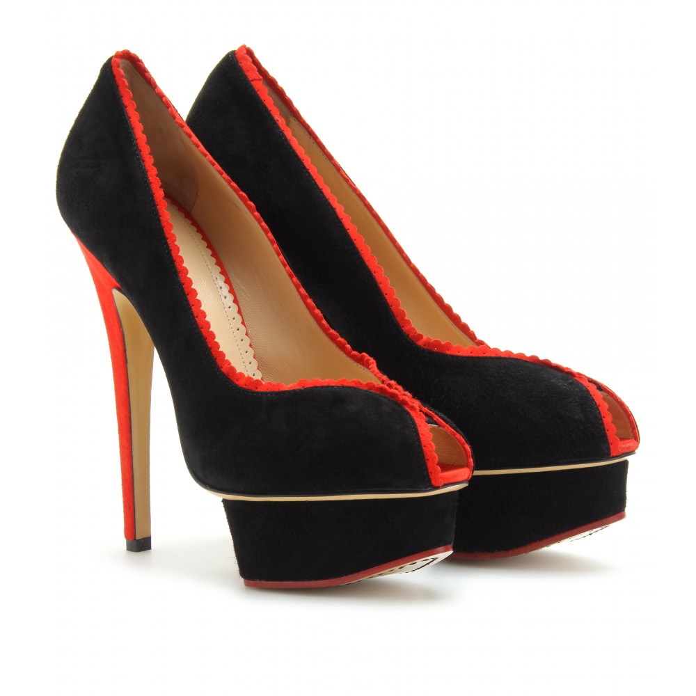Moda In Pelle Red Peep Toe Shoes Moda In Pelle Red Peep Toe Shoes