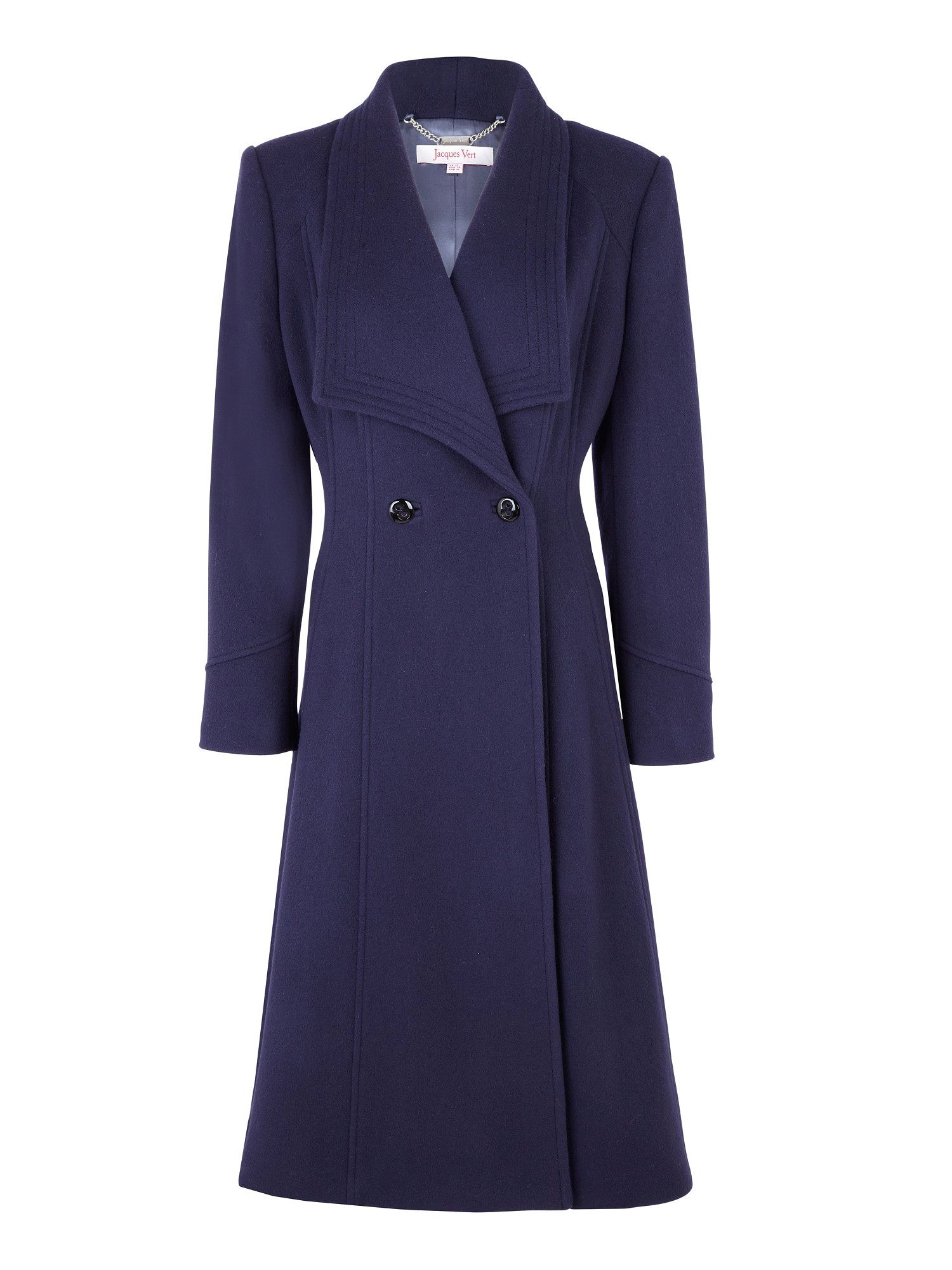 Jacques Vert Navy Contemporary Coat in Blue (navy) | Lyst