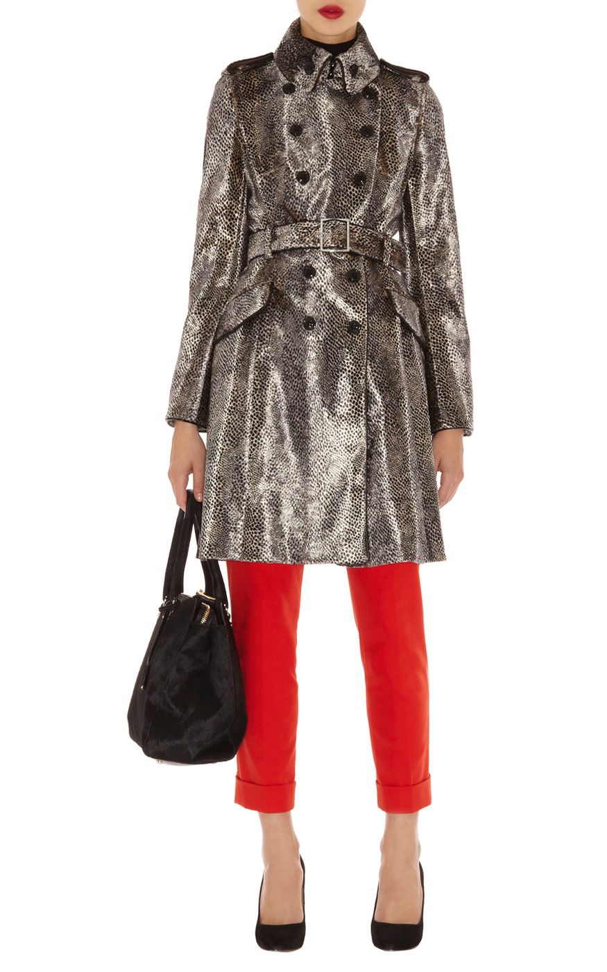 karen millen pony skin coat
