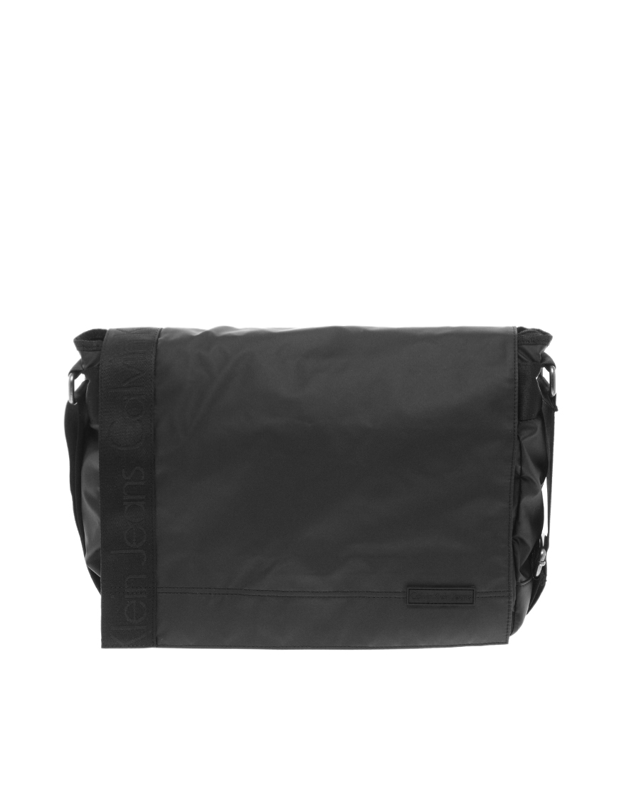 Lyst - Calvin Klein Messenger Bag in Black for Men