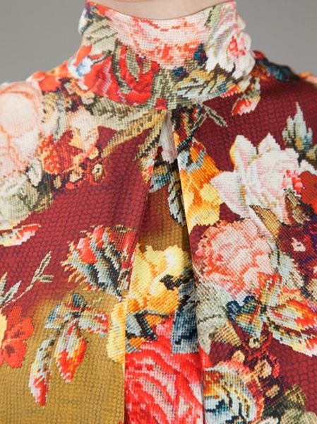 Dolce & Gabbana Floral Dress in Floral | Lyst