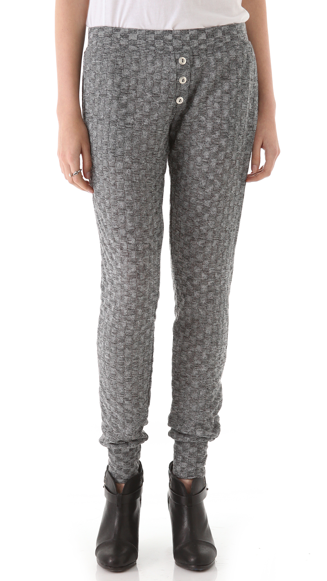 checkered sweatpants