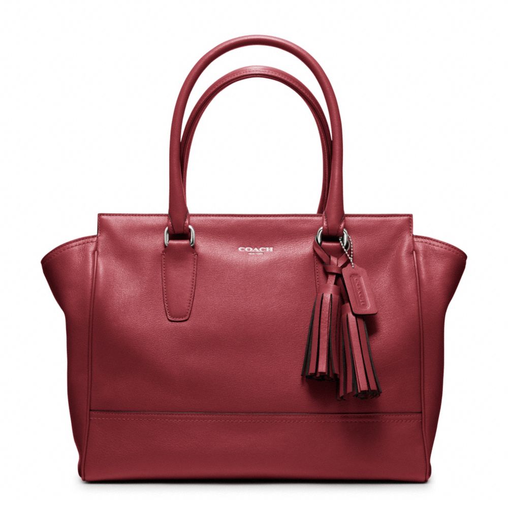 Lyst - Coach Legacy Leather Medium Candace Carryall in Red