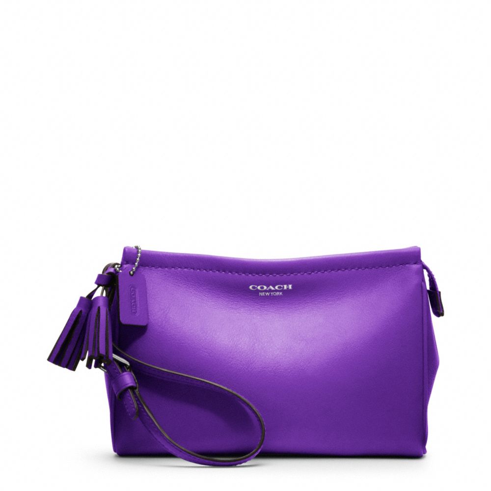 Lyst - Coach Legacy Leather Large Wristlet in Purple