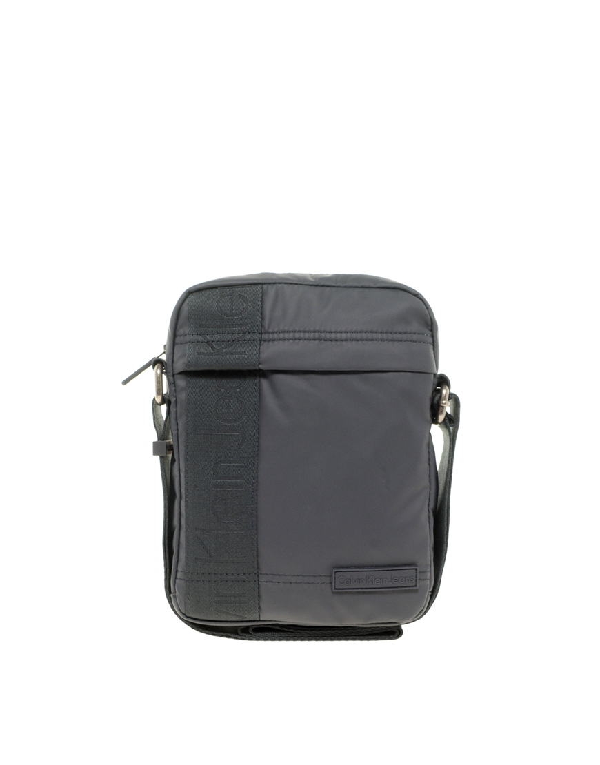 Calvin Klein Flight Bag in Gray for Men (grey) | Lyst