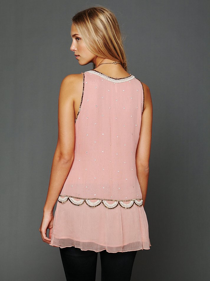 pink tunic top womens