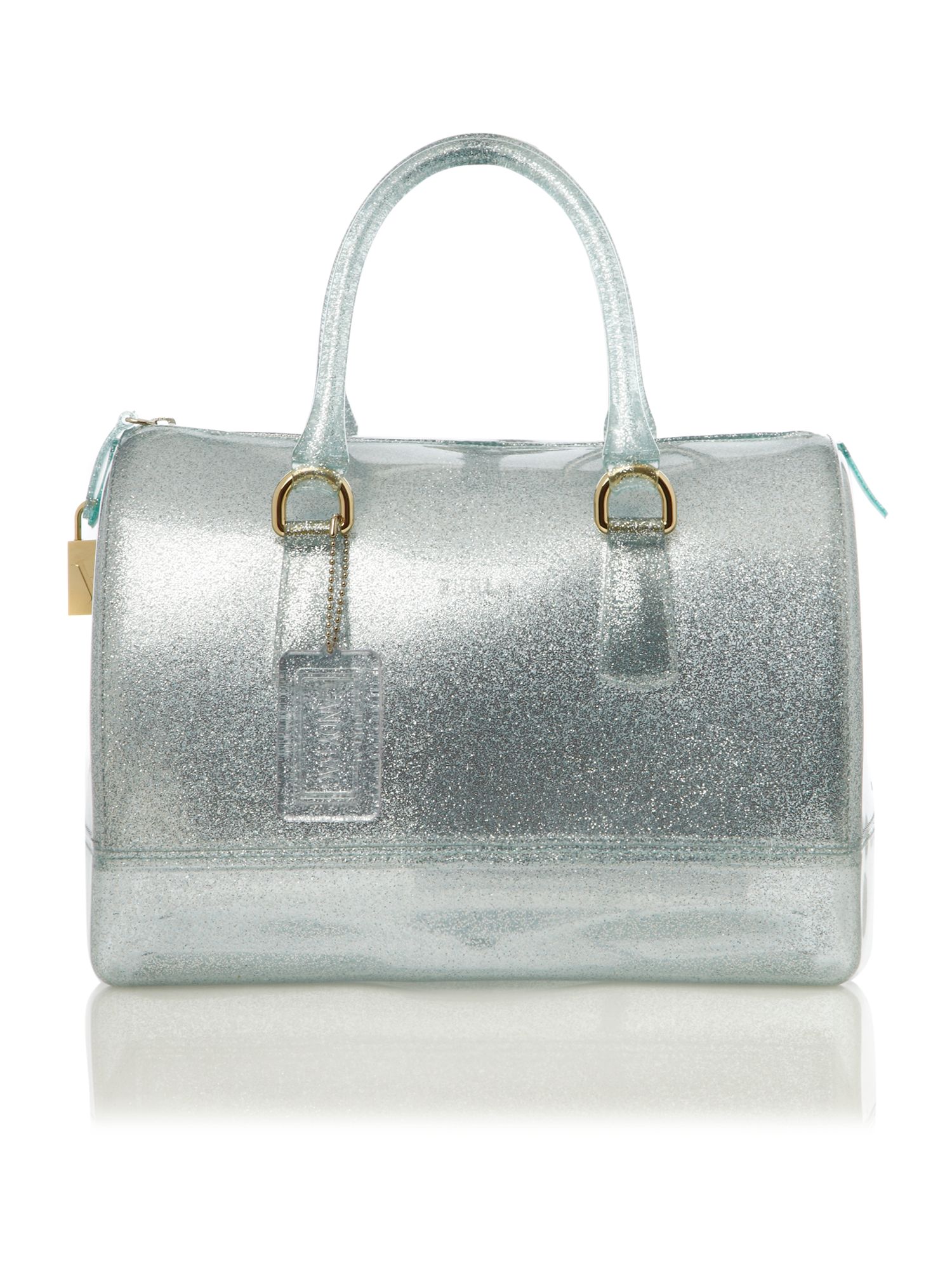 Furla Candy Glitter Bowling Bag in Metallic | Lyst