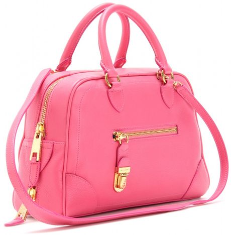 Marc By Marc Jacobs Small Venetia Leather Handbag in Pink | Lyst