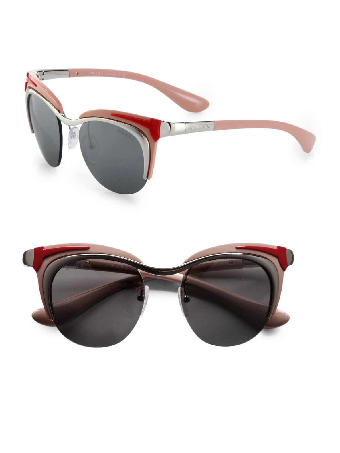 prada metal sunglasses