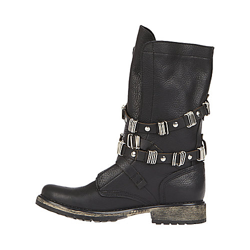 steve madden indra buckle boot