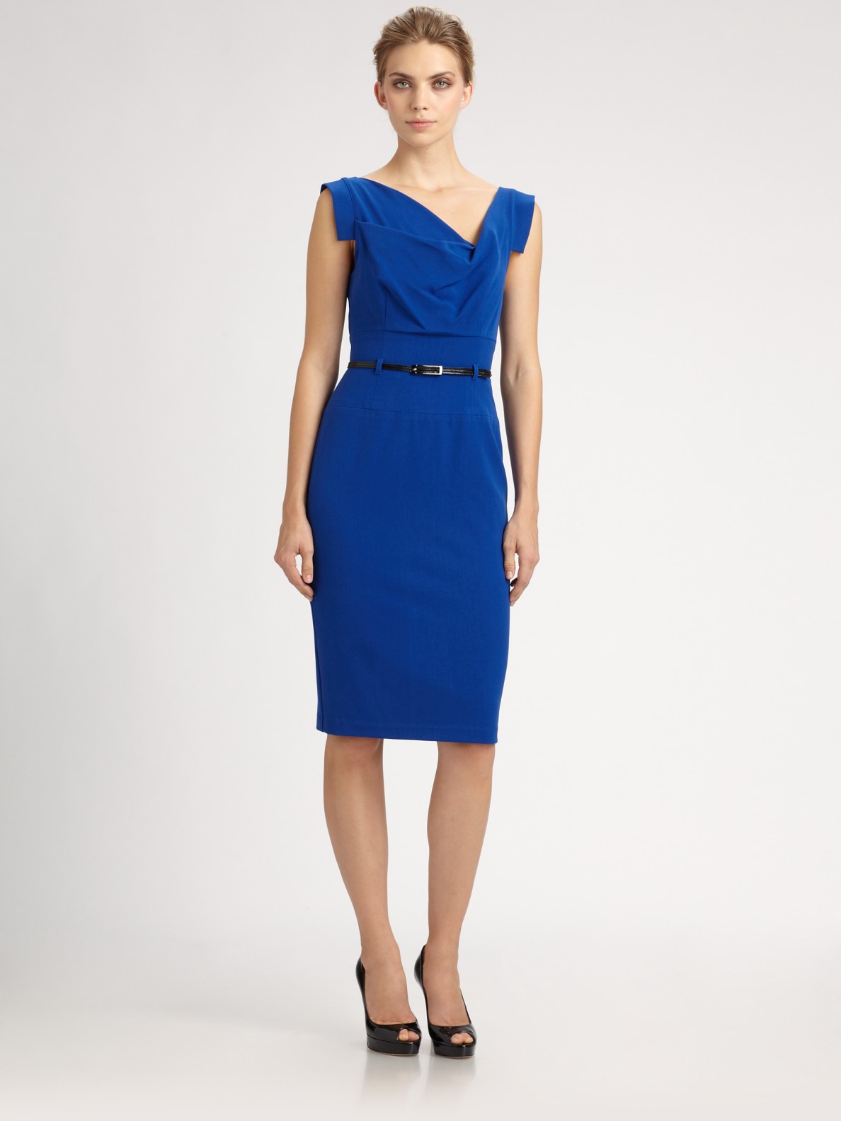Lyst Black Halo Jackie O Dress In Blue Gallery