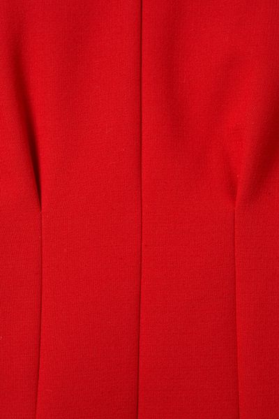 Topshop Seam Waist Shift Dress in Red | Lyst