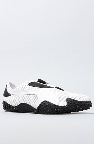 Puma The Mostro Perf Leather Sneaker in White for Men | Lyst