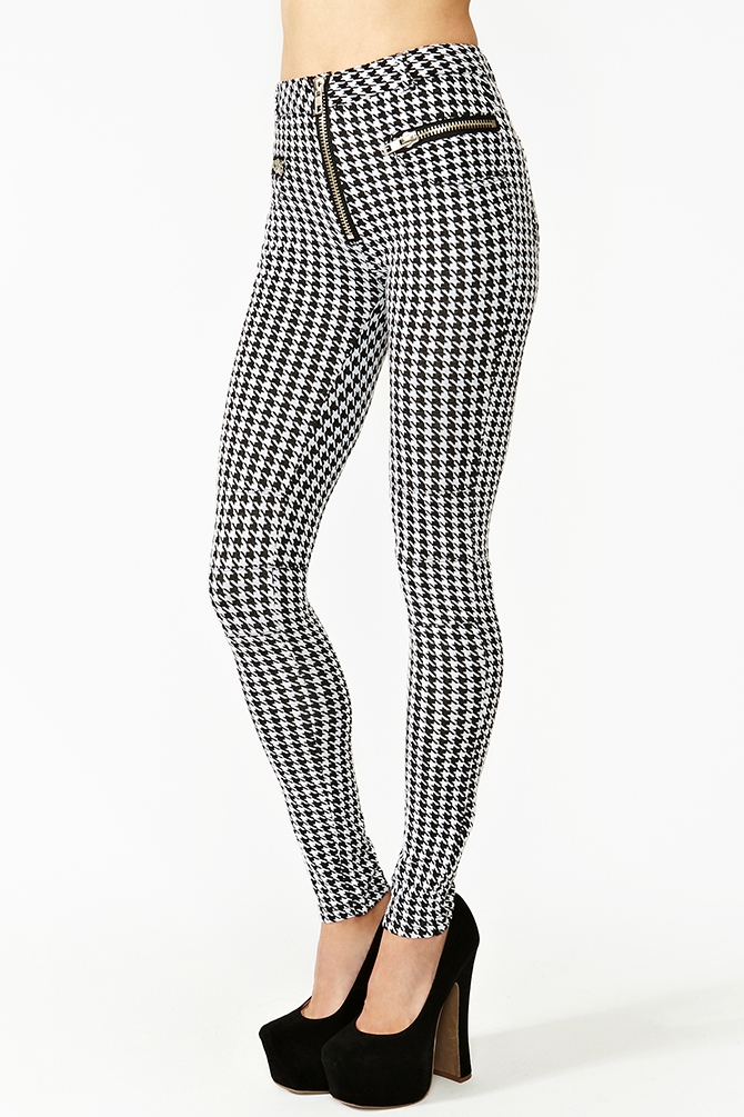 houndstooth pants womens