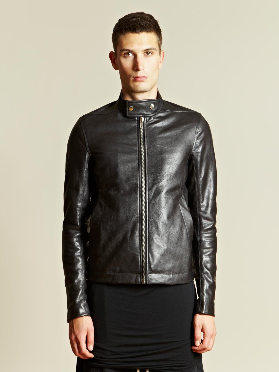 Lyst - Rick Owens Rover Leather Jacket in Black for Men