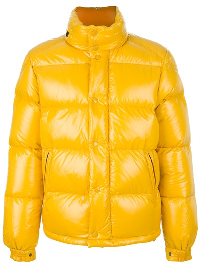 moncler yellow puffer