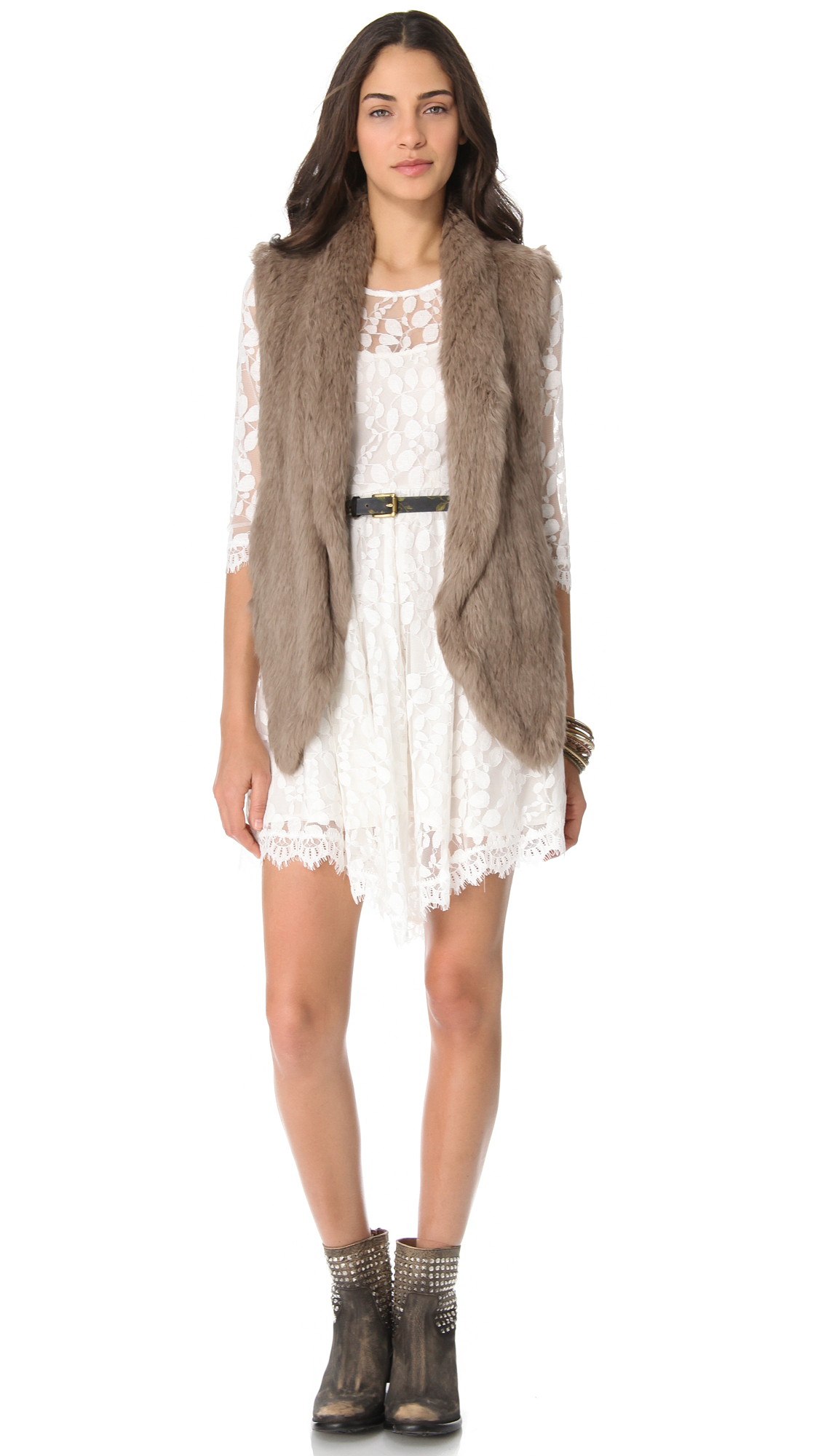free people lace up dress