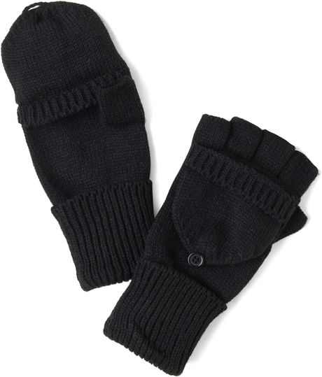 Modcloth Sled By Example Convertible Gloves in Black | Lyst