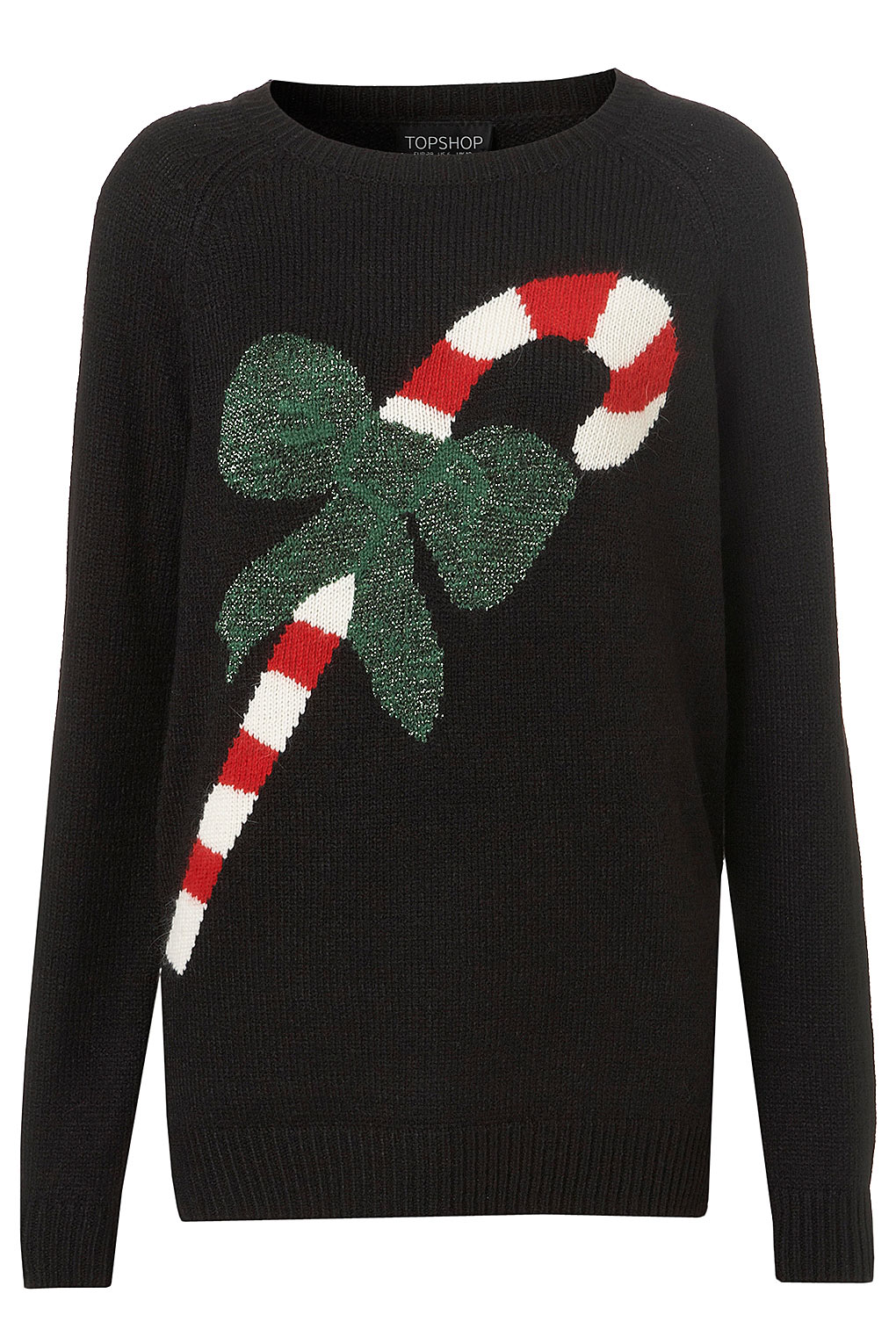 topshop candy cane jumper