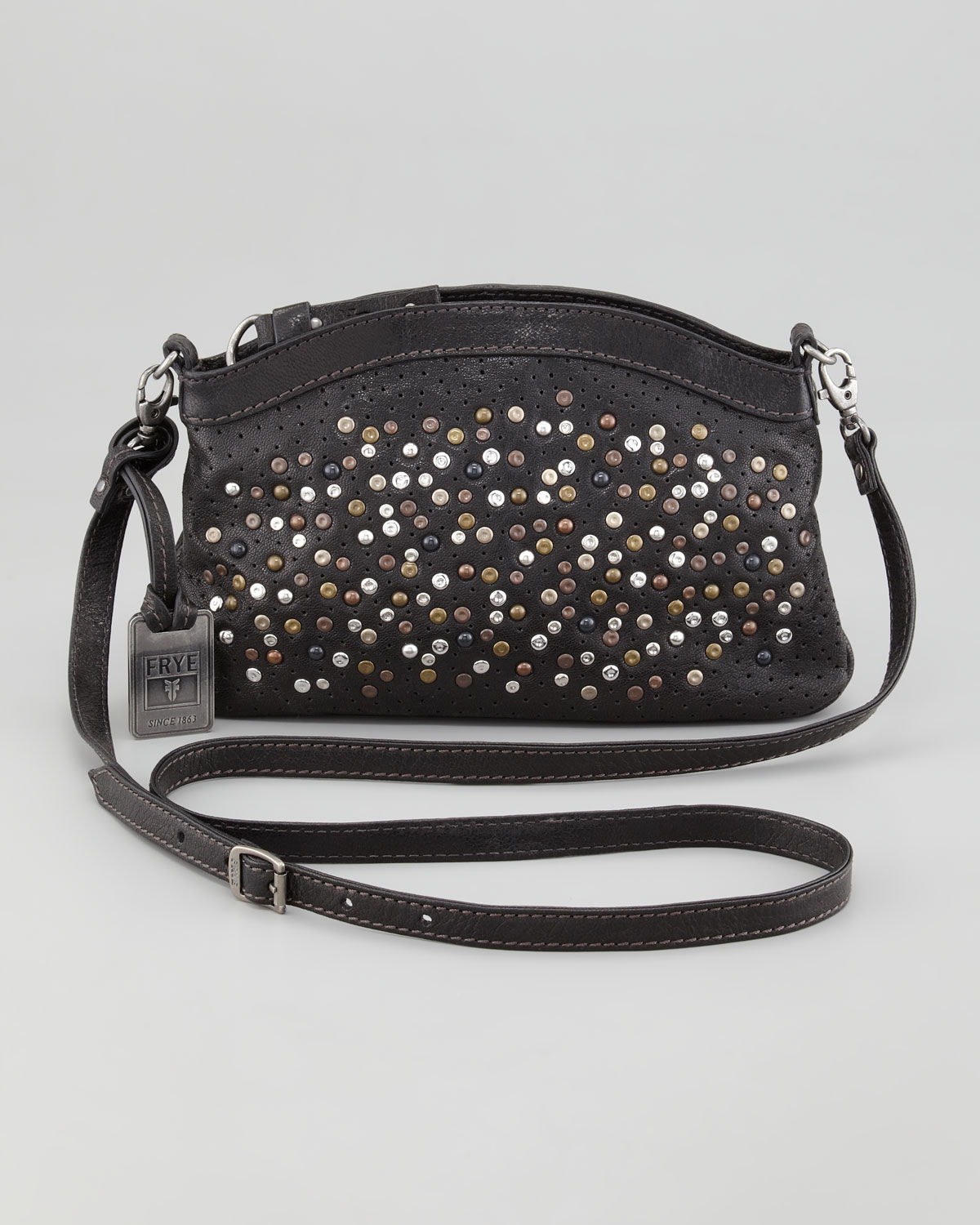 Lyst Frye Deborah Studded Crossbody Bag In Black Gallery