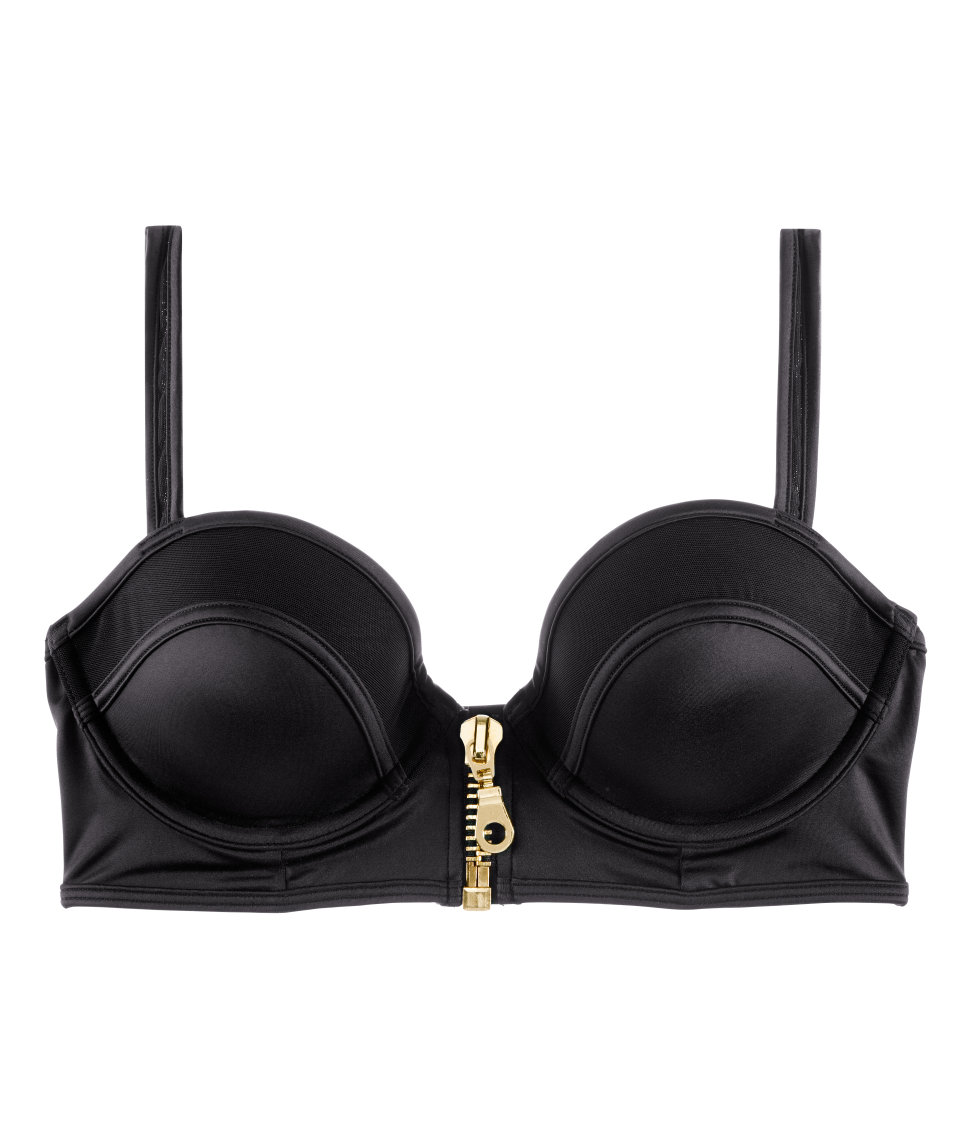 Lyst H&M Super Pushup Bra in Black