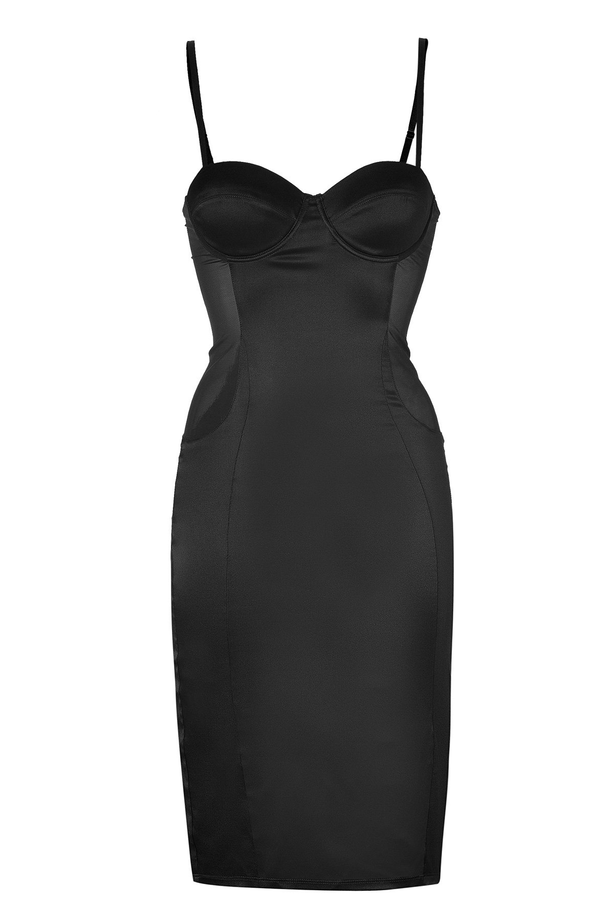 Lyst - Kiki de montparnasse Black Silk Siren Dress in Black