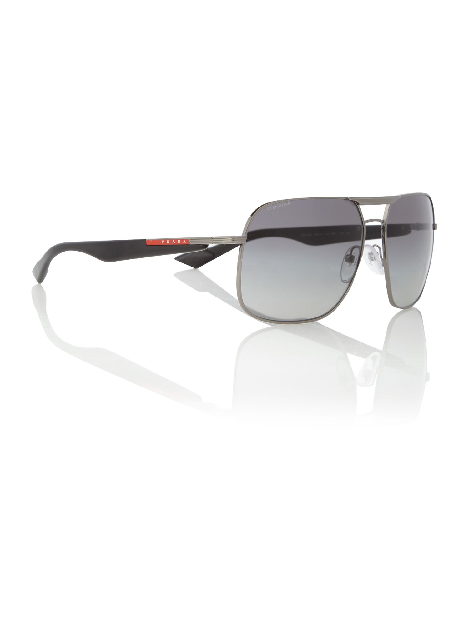 Prada Linea Rossa Mens Ps54ns Sunglasses in Black | Lyst