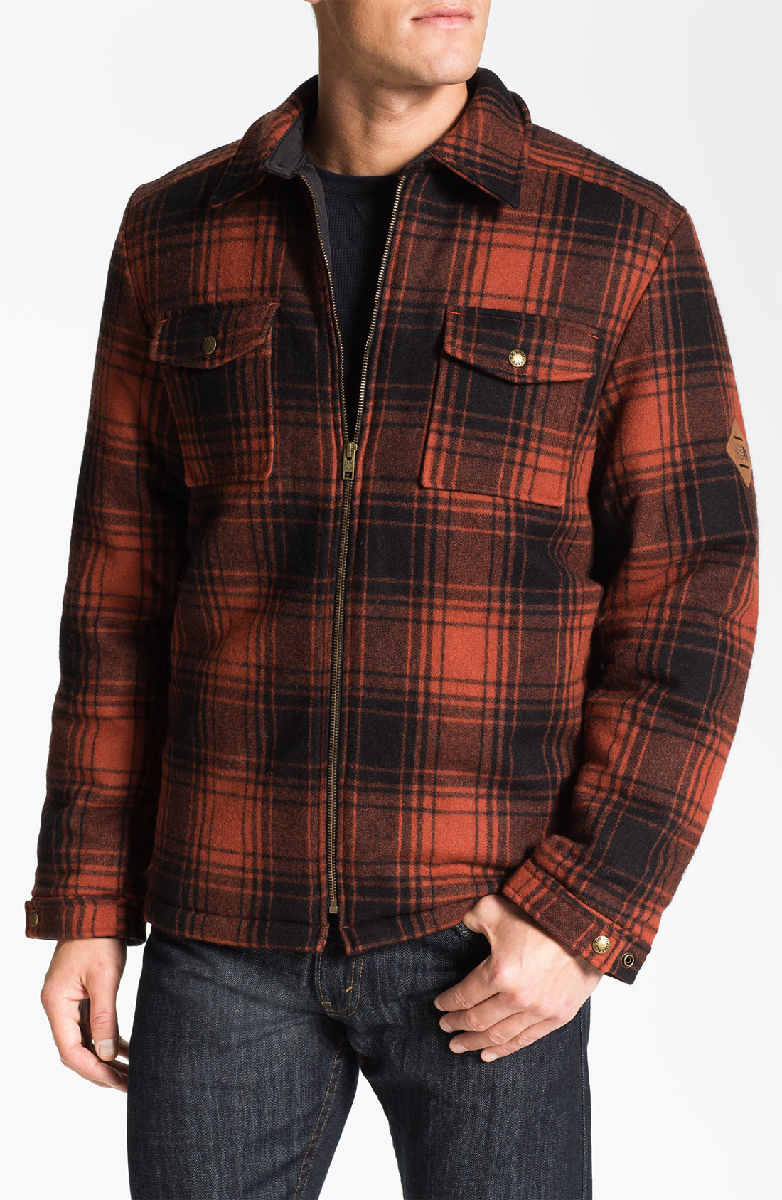 The North Face North Country Down Jacket in Red for Men (red clay plaid ...
