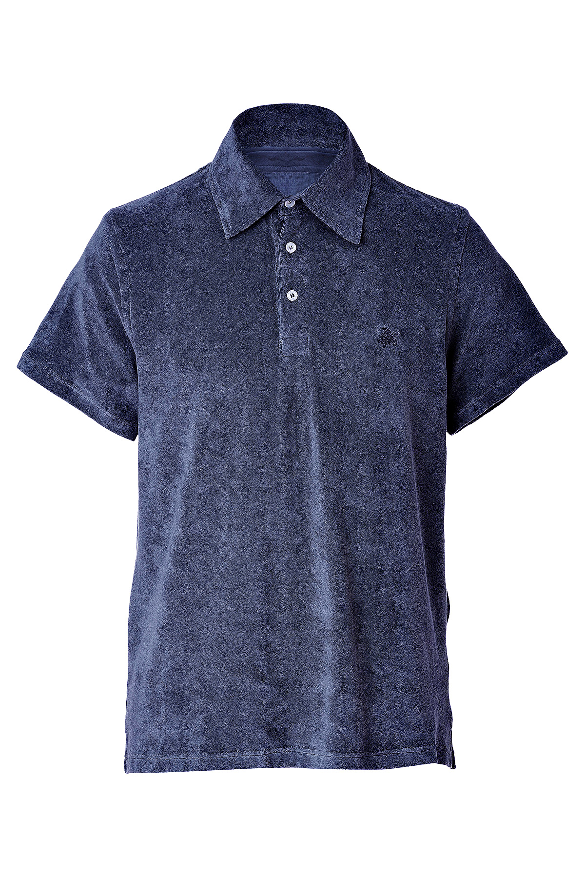 Lyst - Vilebrequin Navy Terry Cloth Polo Shirt in Blue for Men