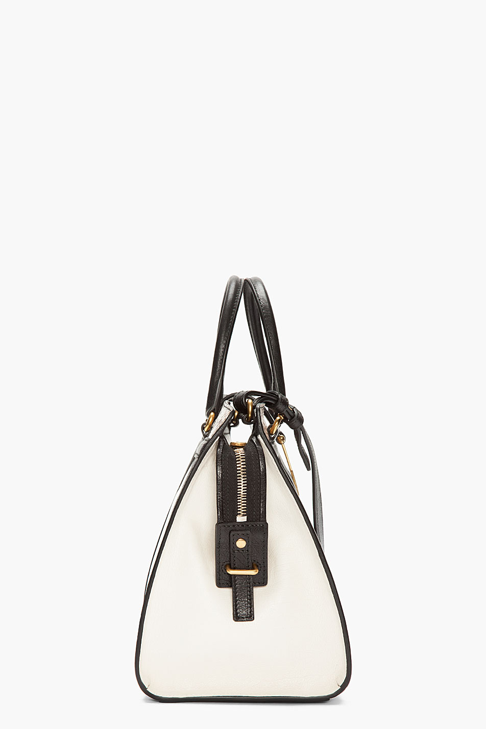 Lyst - Saint Laurent Ivory Python Leather Chyc Bag in White