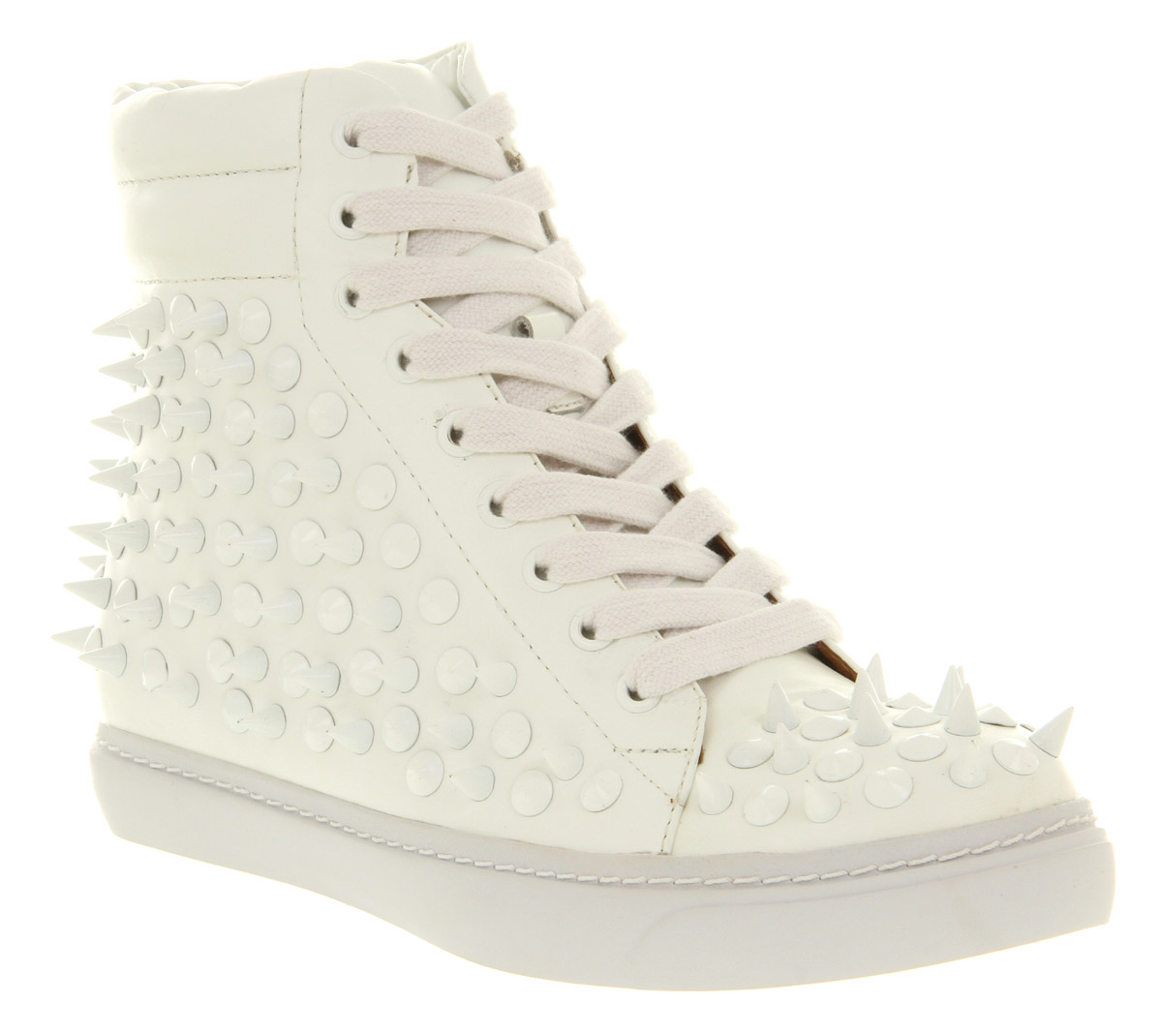 all white spikes