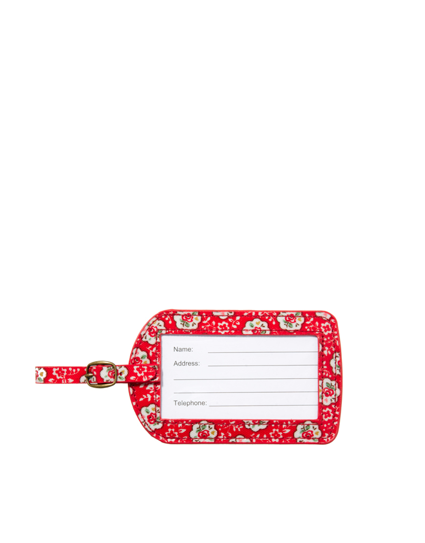 Lyst - Cath kidston Luggage Strap Tag Gift Set in Red