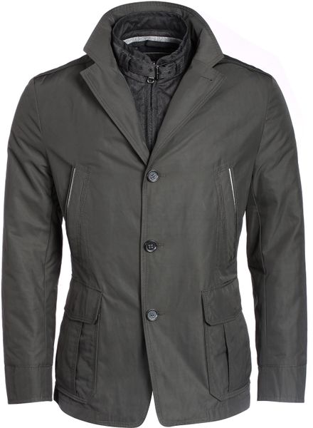 Hugo Boss Jacket Dark Grey in Gray for Men (dark grey) | Lyst