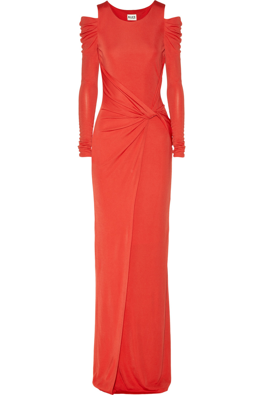 Lyst - Alice By Temperley Lucio Draped Crepe Jersey Maxi Dress in Red