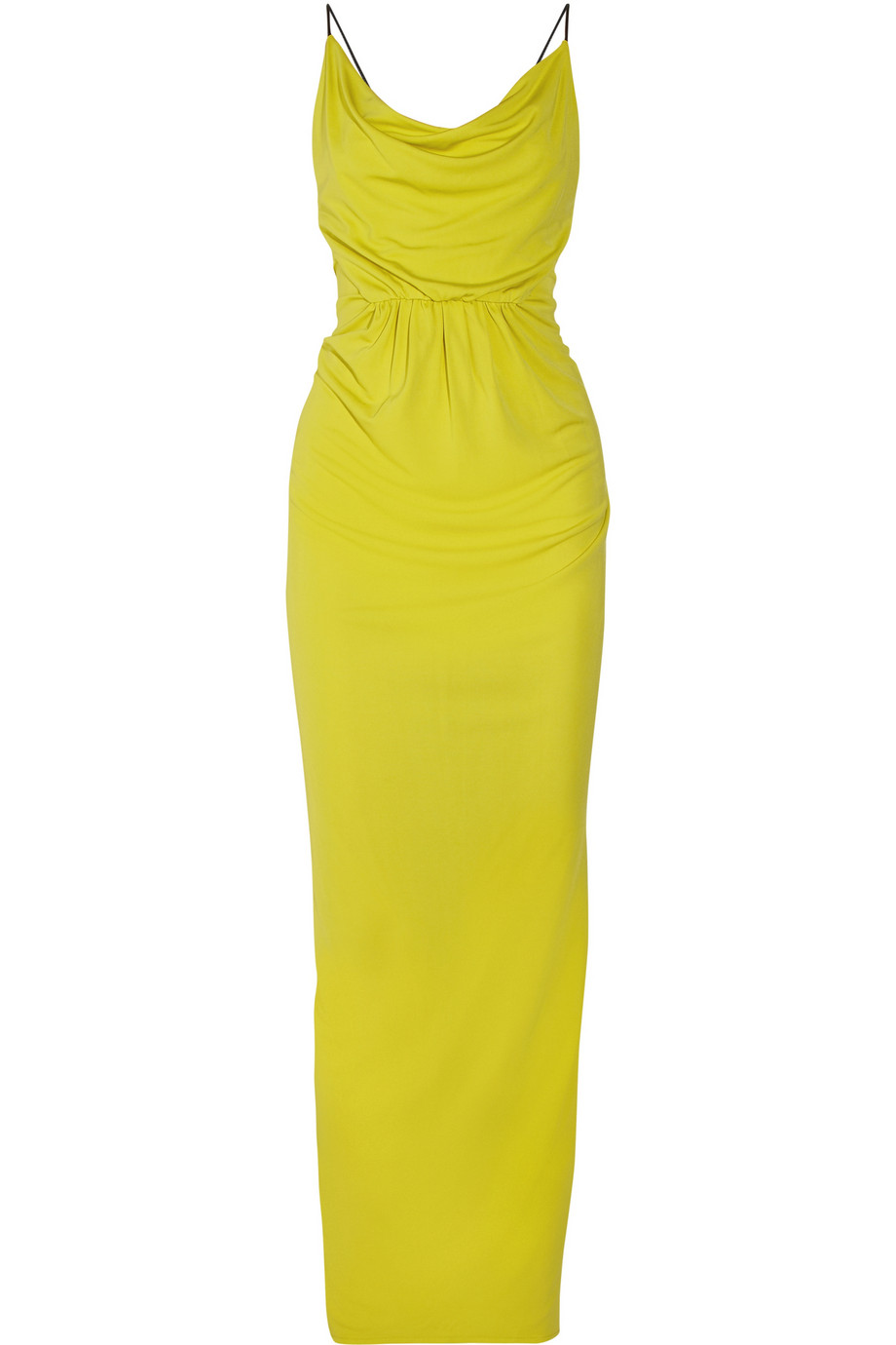 Lyst - Cut25 by yigal azrouël Crepejersey Maxi Dress in Yellow