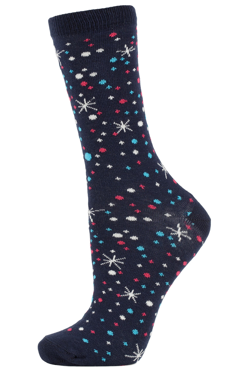 Topshop Galaxy Star Socks in Blue (navy blue) | Lyst