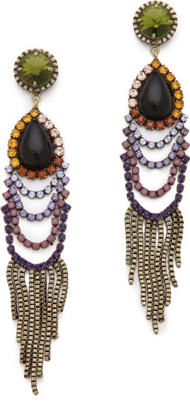 Dannijo Perrin Earrings in Multicolor | Lyst