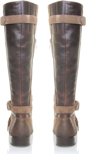 Ugg Cydnee Suede Riding Boots in Brown (taupe) | Lyst